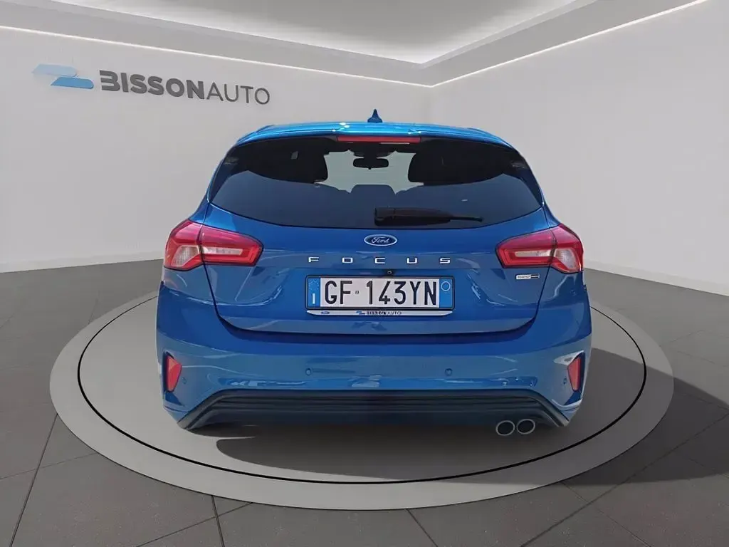 Usata Ford Focus ST-Line X 155 CV (114 kW) 2021 Desert island blue (metallizzato) Berlina