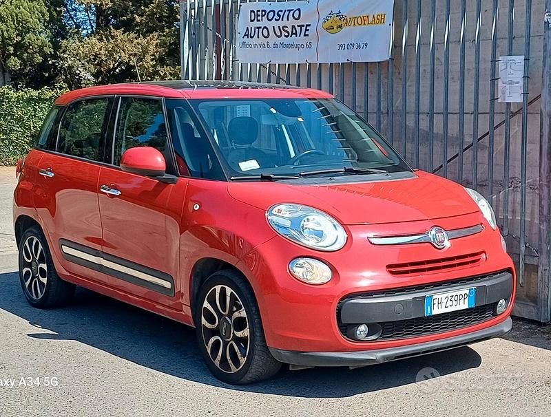 Usata Fiat 500L Lounge 95 CV (69 kW) 2017 Rosso Monovolume