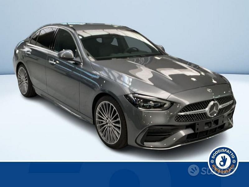 Nuova Mercedes C220 AMG Line Premium 199 CV (146 kW) 2025 Grigio Berlina