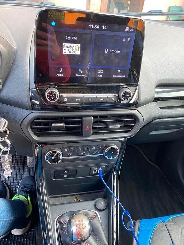 Usata Ford Ecosport 100 CV (73 kW) 2021 Blu SUV