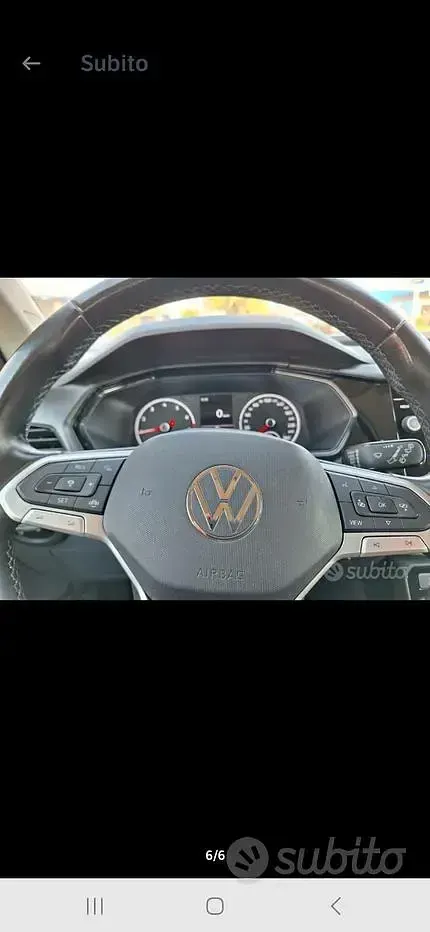 Usata VW T-Cross 95 CV (69 kW) 2021 Nero SUV