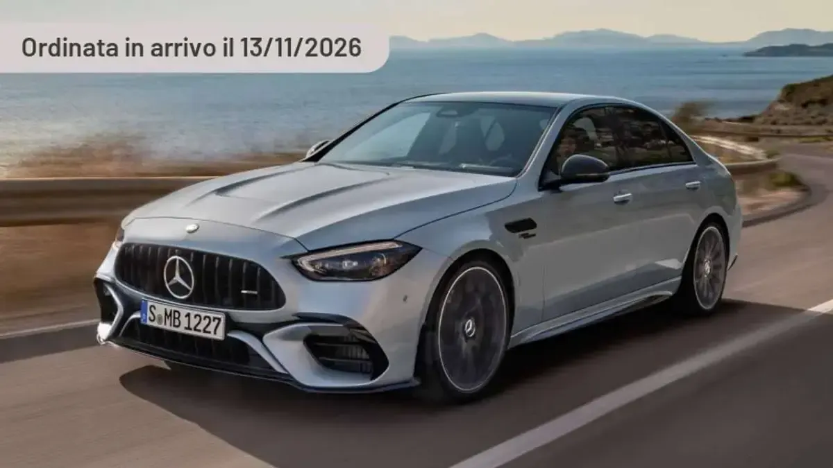 Nuova Mercedes C63S AMG Premium Plus 680 CV (500 kW) 2026 Argento Berlina