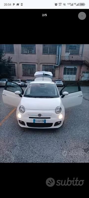 Usata Fiat 500 95 CV (69 kW) 2015 Bianco Berlina