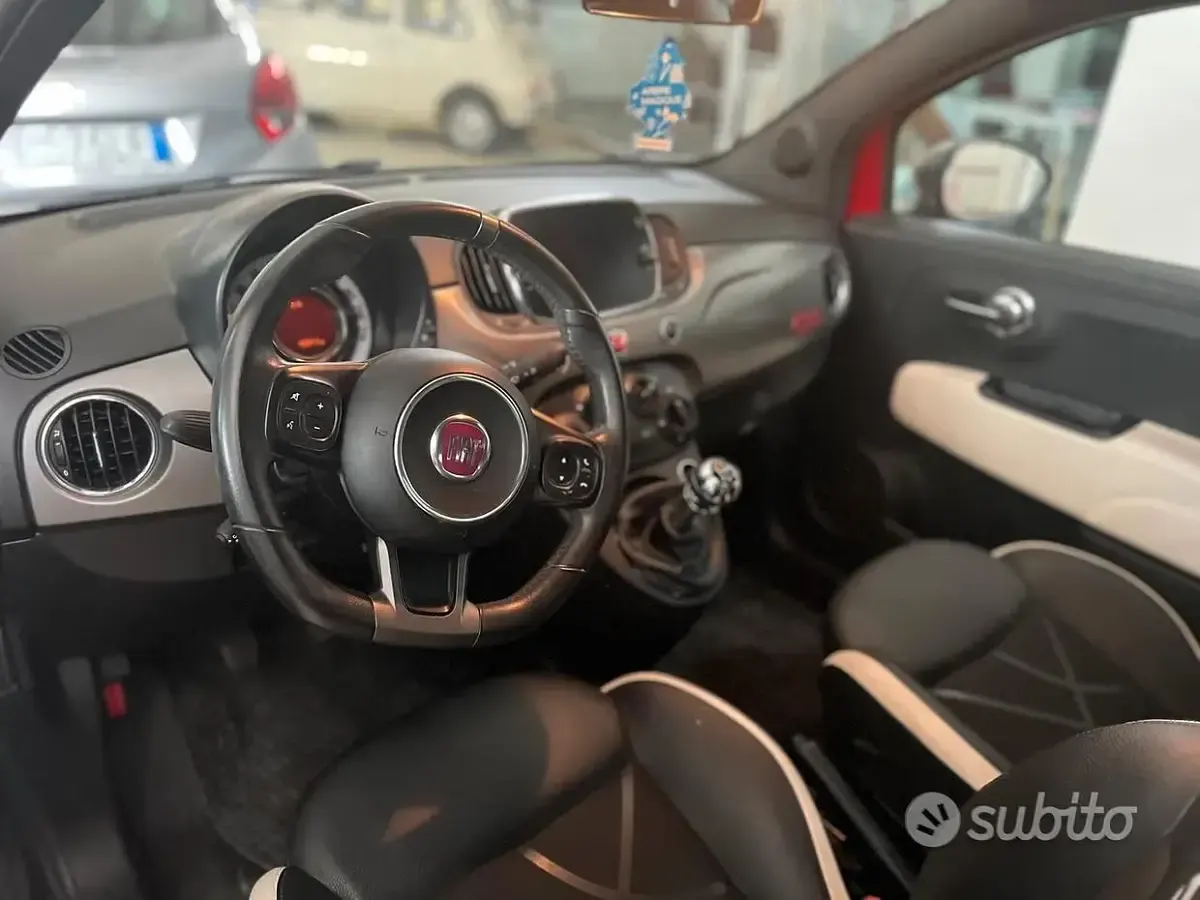 Usata Fiat 500 S 69 CV (50 kW) 2017 Rosso Berlina