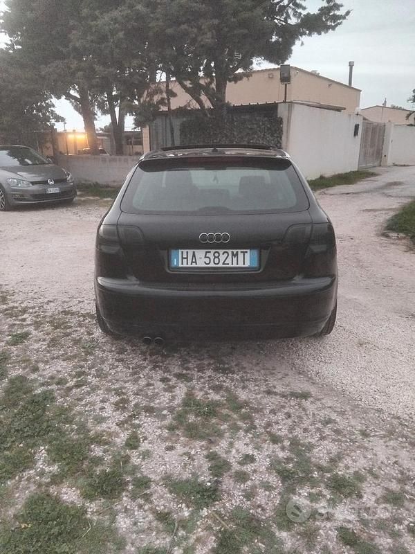 Usata Audi A3 S-Line 170 CV (125 kW) 2007 Nero Utilitaria