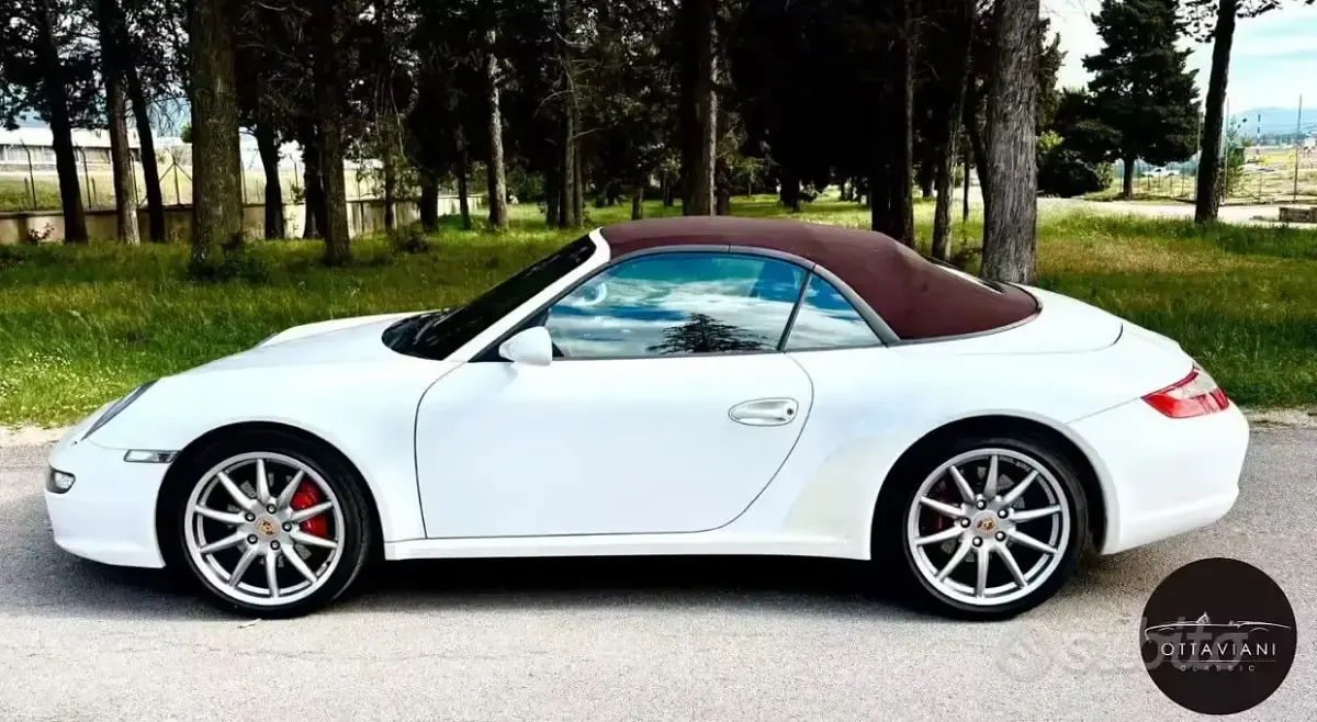 Usata Porsche 997 355 CV (261 kW) 2008 Bianco Coupé