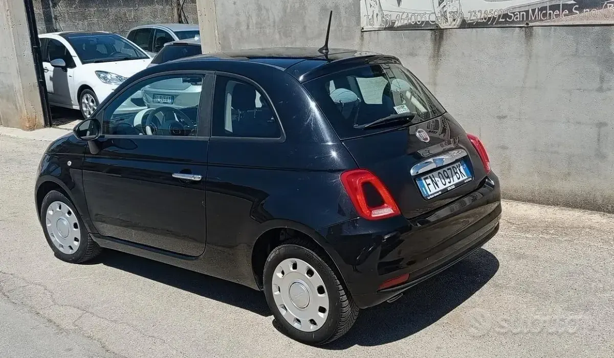 Usata Fiat 500 69 CV (50 kW) 2018 Nero Utilitaria