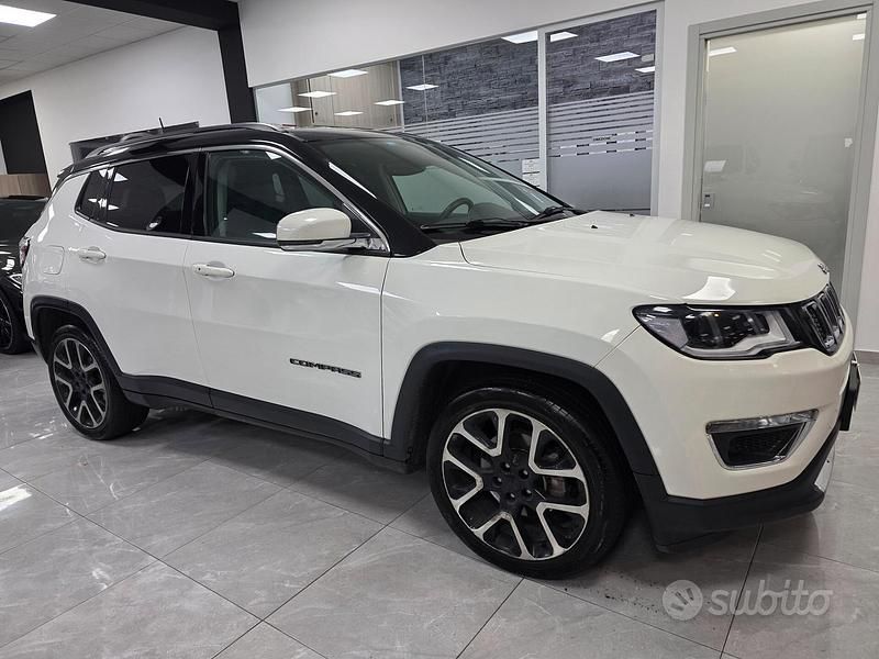 Bianco Usata 2020 Jeep Compass Limited SUV | 17.499 € (Ottimo prezzo) - Immagine 1/4