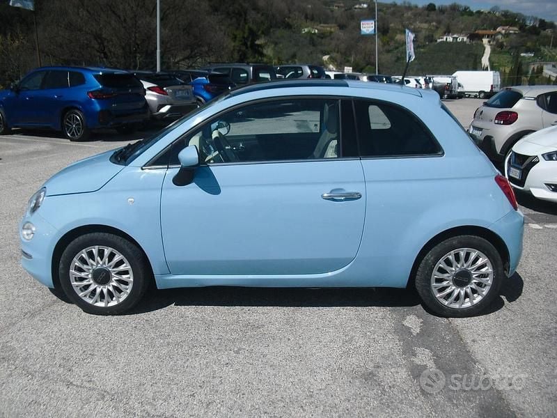 Usata Fiat 500 Lounge 69 CV (50 kW) 2015 Blu Berlina