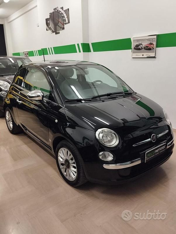 Usata Fiat 500 Lounge 69 CV (50 kW) 2014 Nero Berlina