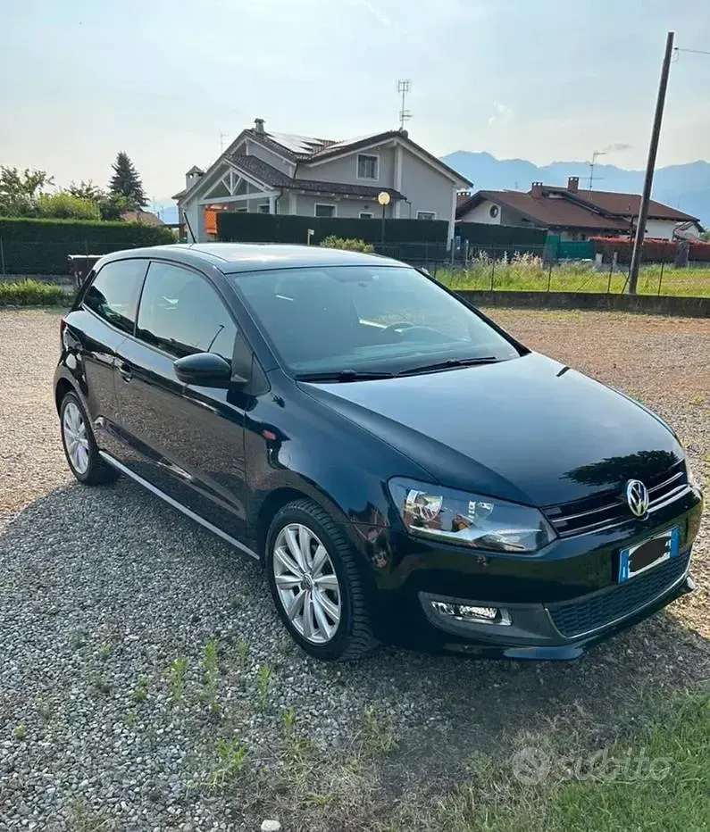 Usata VW Polo 95 CV (69 kW) 2011 Nero Utilitaria
