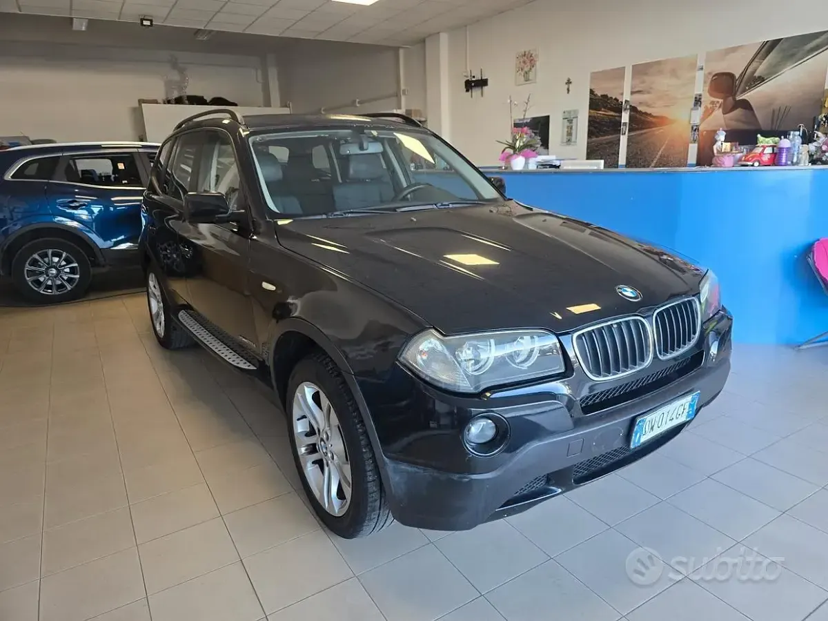 Usata BMW X3 Sport Line 177 CV (130 kW) 2009 Nero SUV