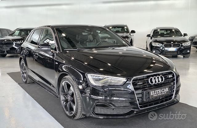 Usata Audi A3 S-Line 184 CV (135 kW) 2016 Nero Berlina