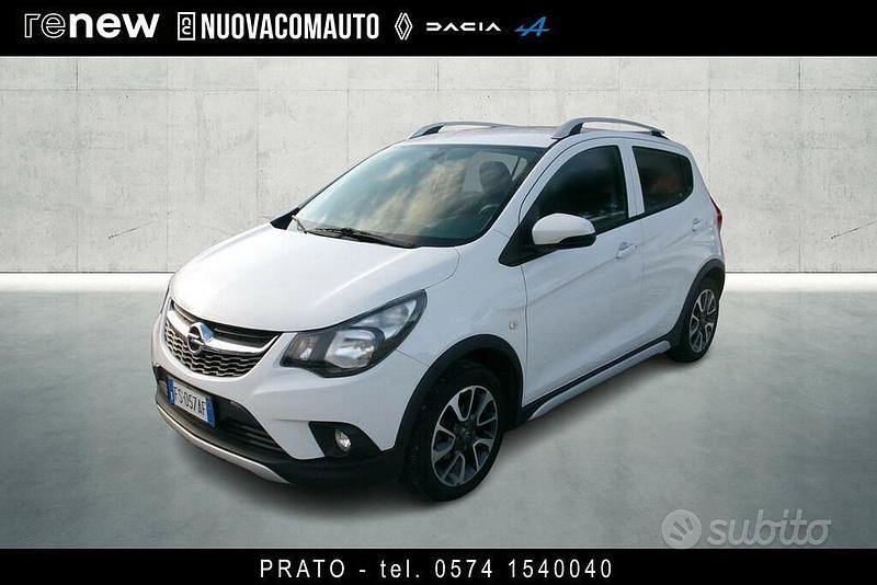 Usata Opel Karl Rocks 73 CV (53 kW) 2018 Bianco Utilitaria