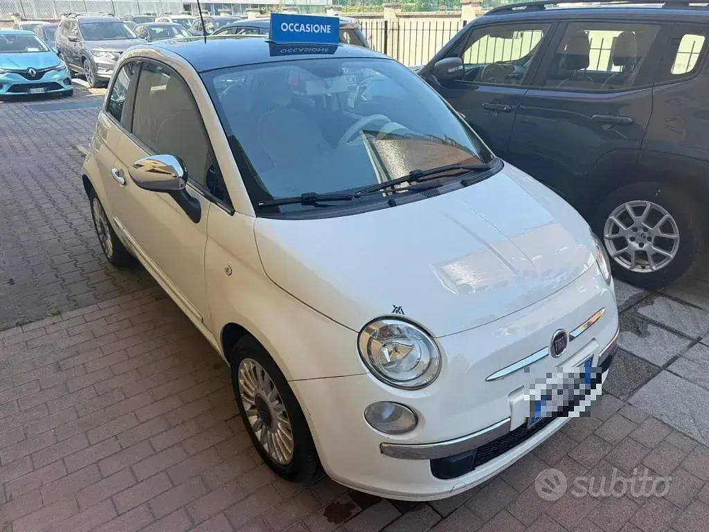 Usado Fiat 500 Lounge 69 CV (50 kW) 2013 Blanco Utilitario