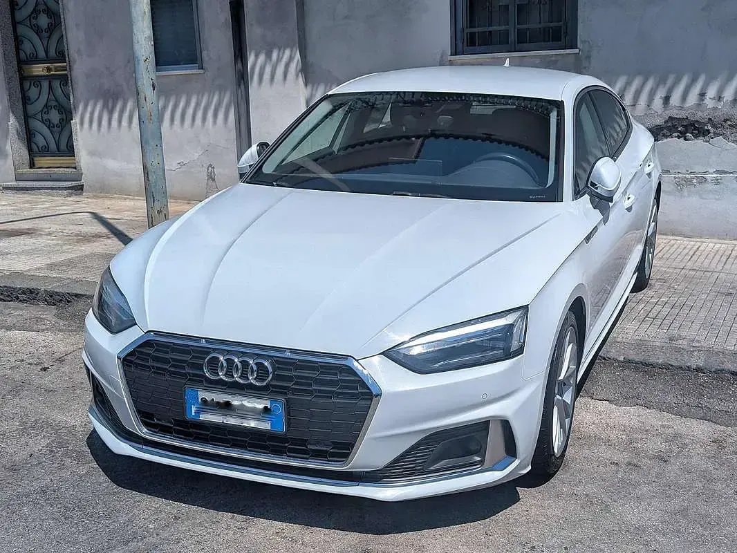 Usata Audi A5 Sportback Advanced Plus 190 CV (139 kW) 2020 Bianco Utilitaria