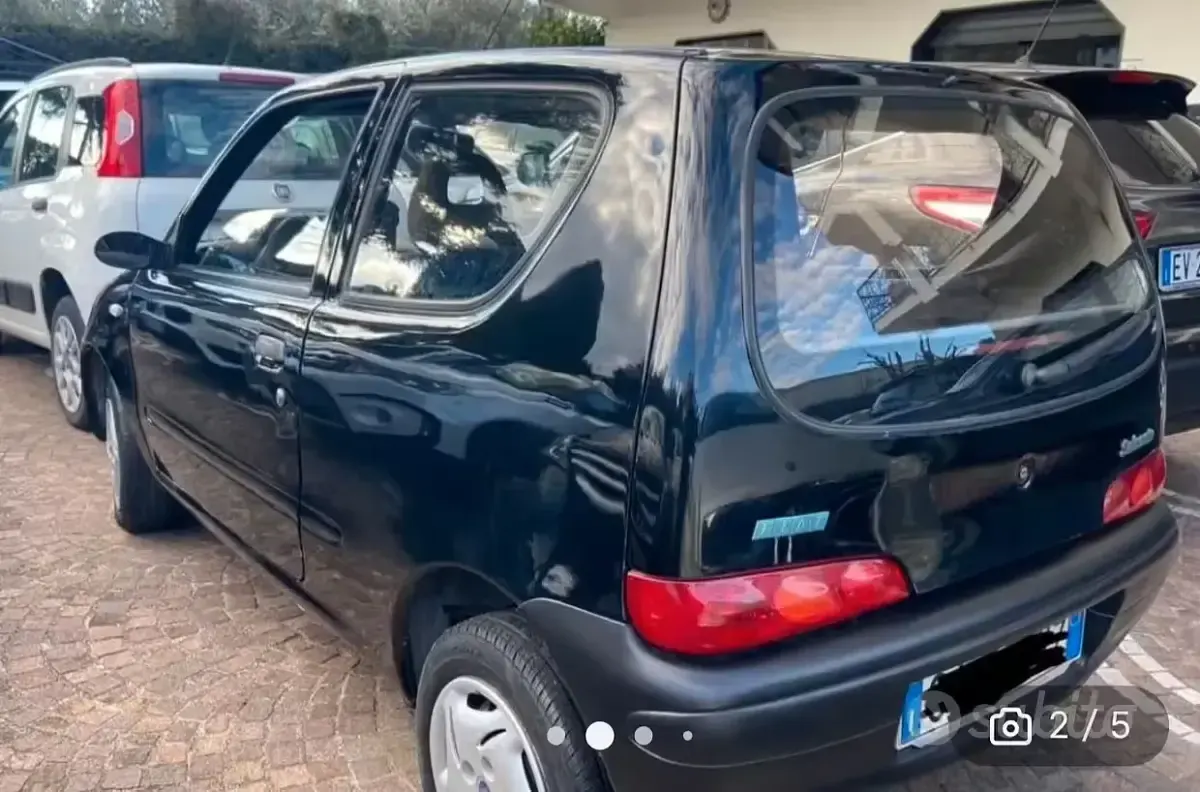 Usata Fiat 600 2002 Nero Utilitaria