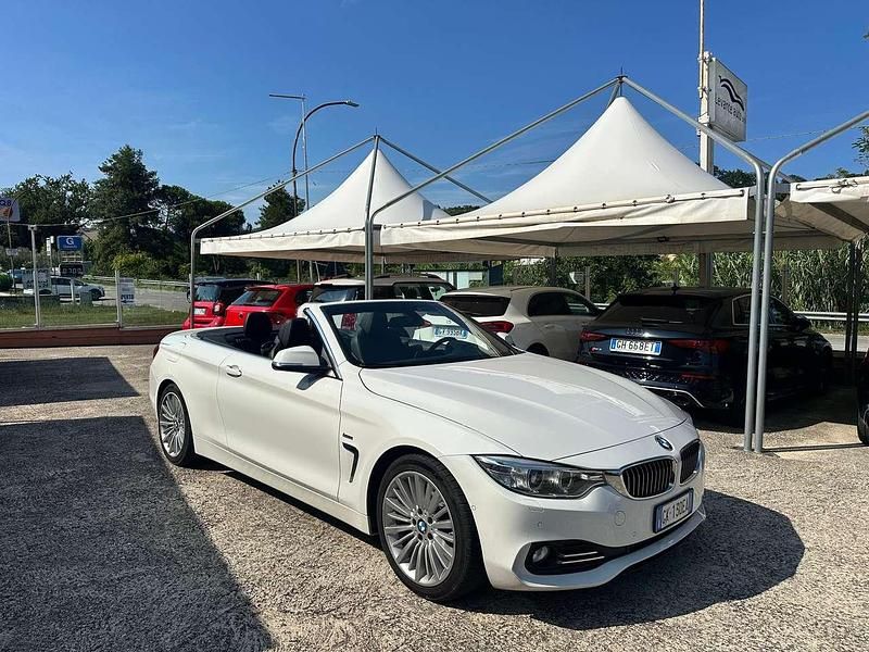 Usata BMW 420 Cabriolet Luxury Line 258 CV (189 kW) 2017 Bianco Cabrio