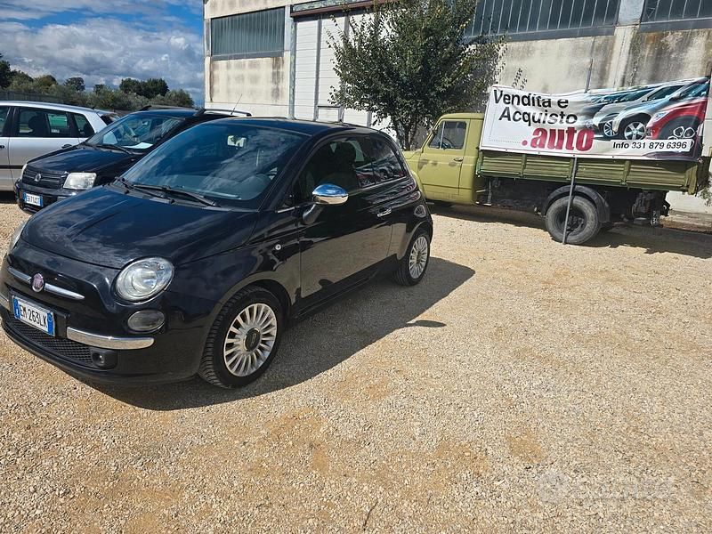 Usata Fiat 500 Lounge 69 CV (50 kW) 2012 Nero Berlina