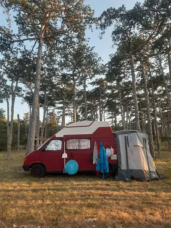 Usata VW T4 77 CV (56 kW) 1996 Rosso Furgone