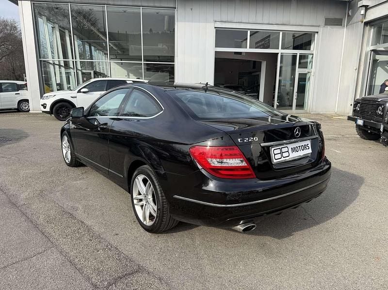 Usata Mercedes C220 Executive 170 CV (125 kW) 2014 Nero Coupé