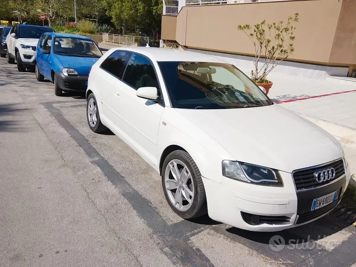 Usata Audi A3 105 CV (77 kW) 2003 Bianco Utilitaria