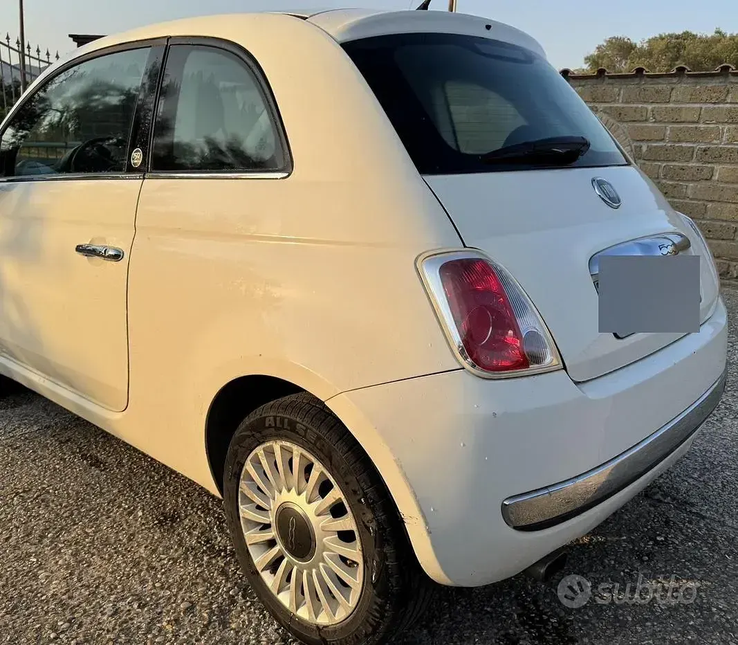 Usata Fiat 500 69 CV (50 kW) 2011 Bianco Berlina