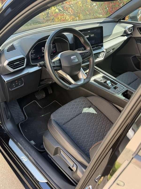 Usata Seat Leon FR 110 CV (80 kW) 2023 Nero Berlina