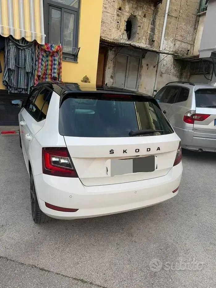 Usata Skoda Fabia 60 CV (44 kW) 2020 Bianco Utilitaria