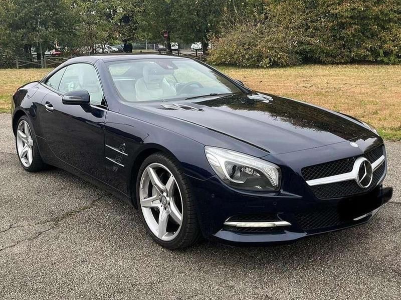 Usata Mercedes SL500 435 CV (319 kW) 2012 Blu/azzurro Cabrio