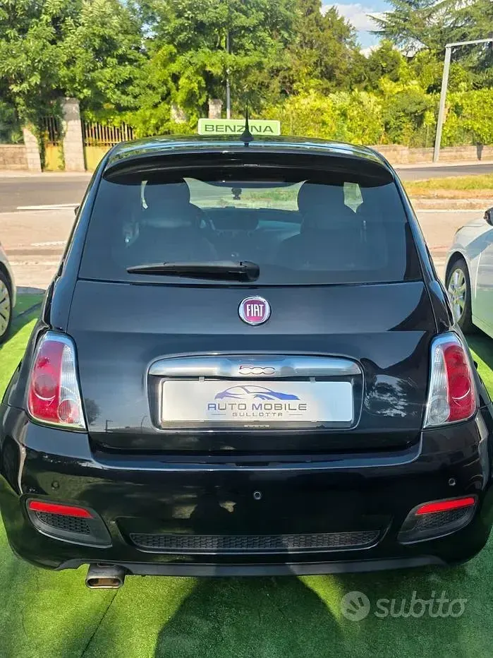 Usata Fiat 500 Sport 69 CV (50 kW) 2015 Nero Utilitaria