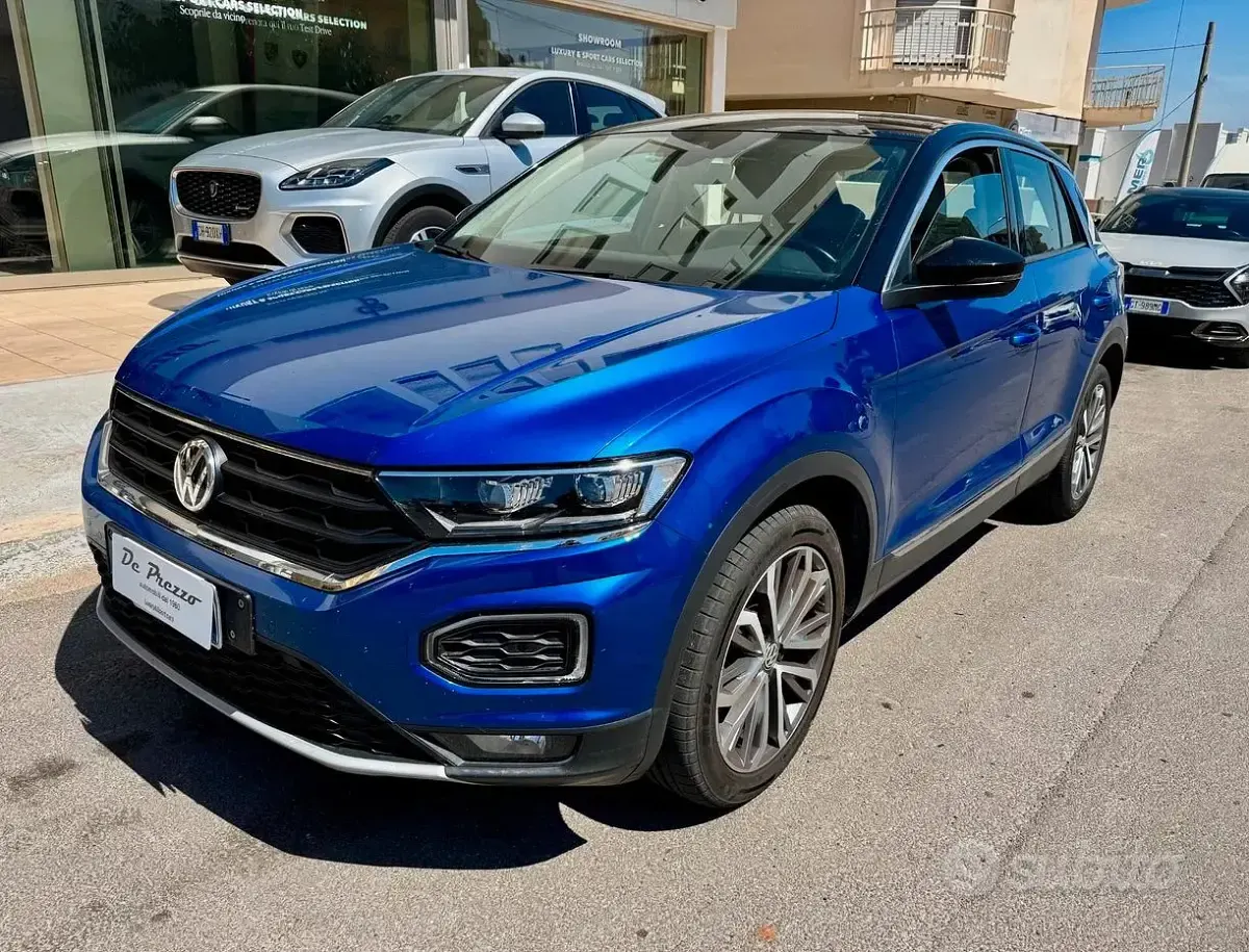 Usata VW T-Roc Advance 150 CV (110 kW) 2019 Blu SUV