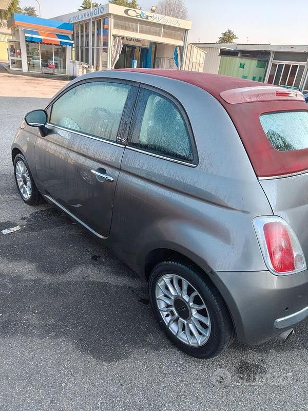 Usata Fiat 500 2011 Grigio Cabrio