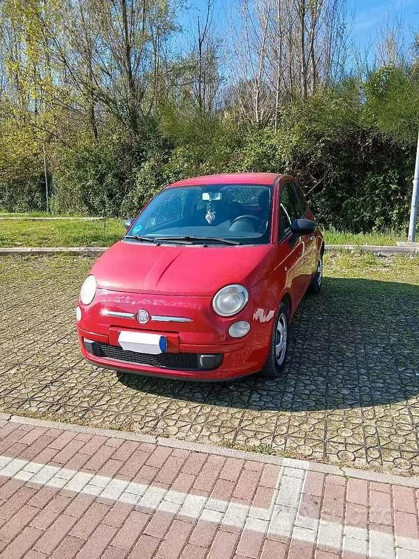 Usata Fiat 500 Pop 69 CV (50 kW) 2009 Rosso Cabrio