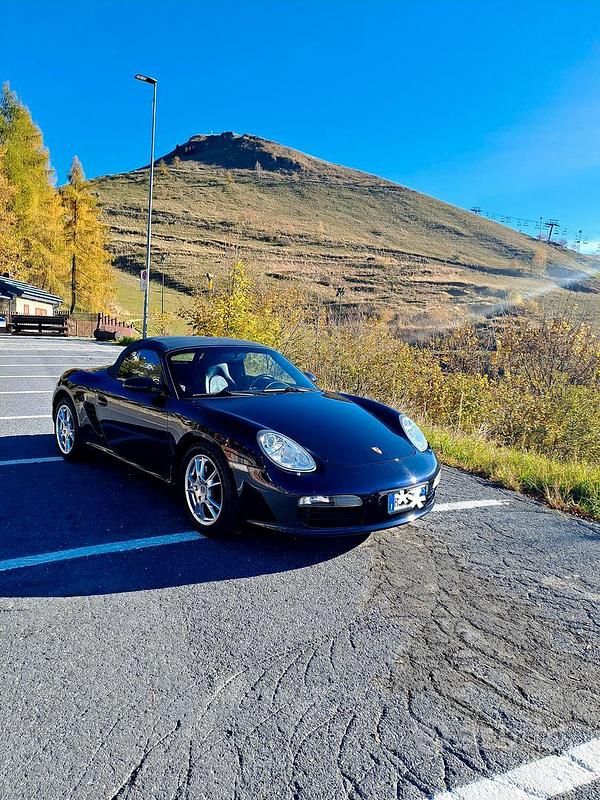 Usata Porsche Boxster 239 CV (175 kW) 2005 Blu Cabrio