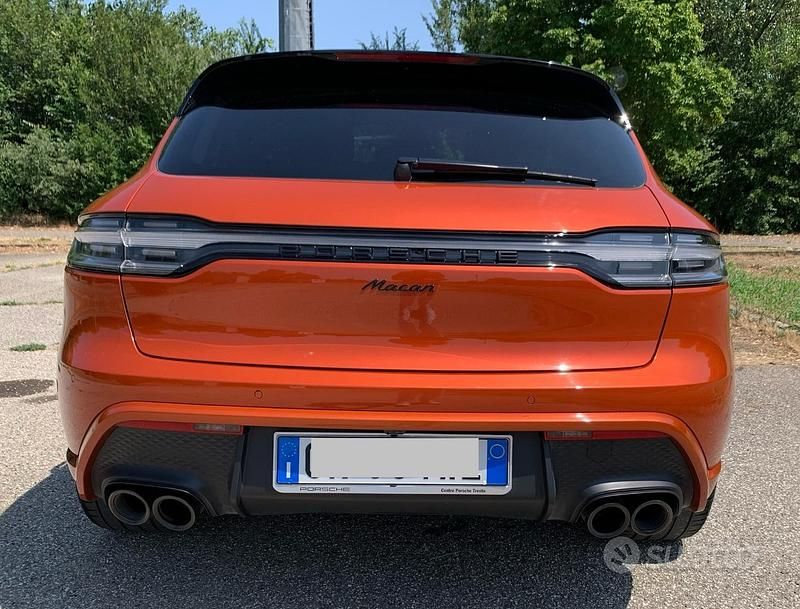 Usata Porsche Macan 265 CV (194 kW) 2022 Arancione SUV