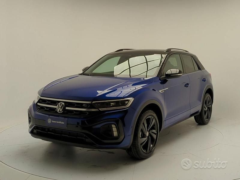 Usata VW T-Roc R-line 116 CV (85 kW) 2024 Blu SUV