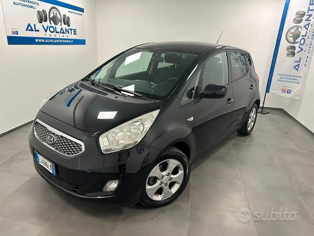 Usata Kia Venga EX 90 CV (66 kW) 2011 Nero Utilitaria