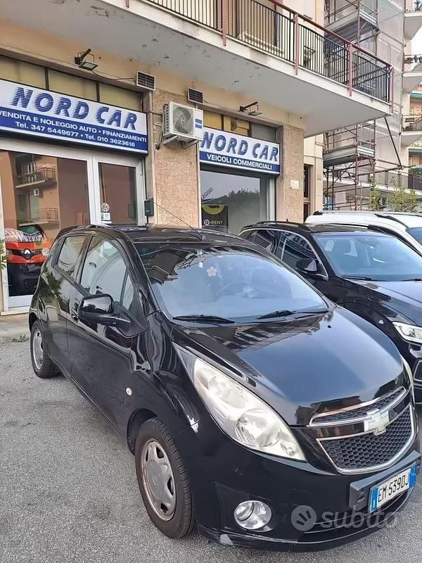 Usata Chevrolet Spark 67 CV (49 kW) 2012 Nero Utilitaria