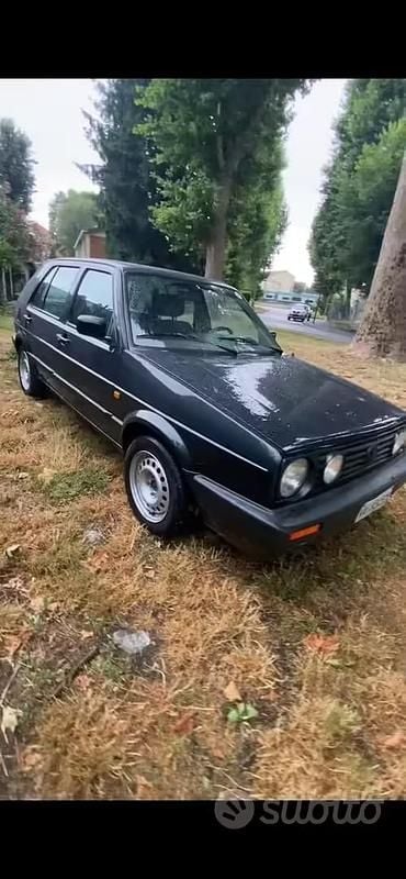 Usata VW Golf II 1990 Blu Utilitaria