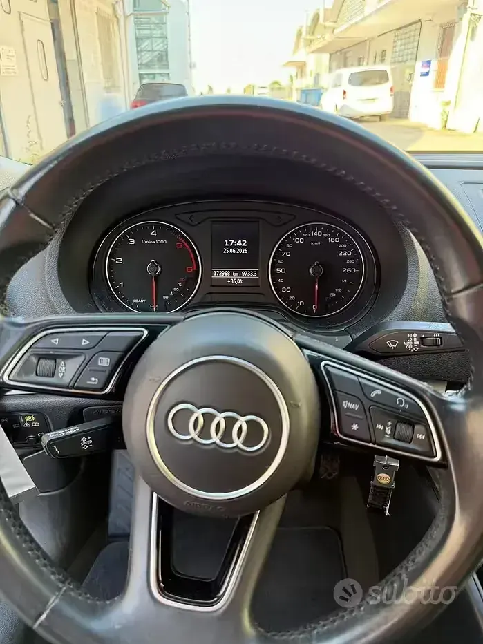Usata Audi A3 116 CV (85 kW) 2018 Nero Berlina
