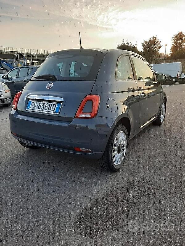 Usata Fiat 500 Lounge 69 CV (50 kW) 2019 Grigio Berlina