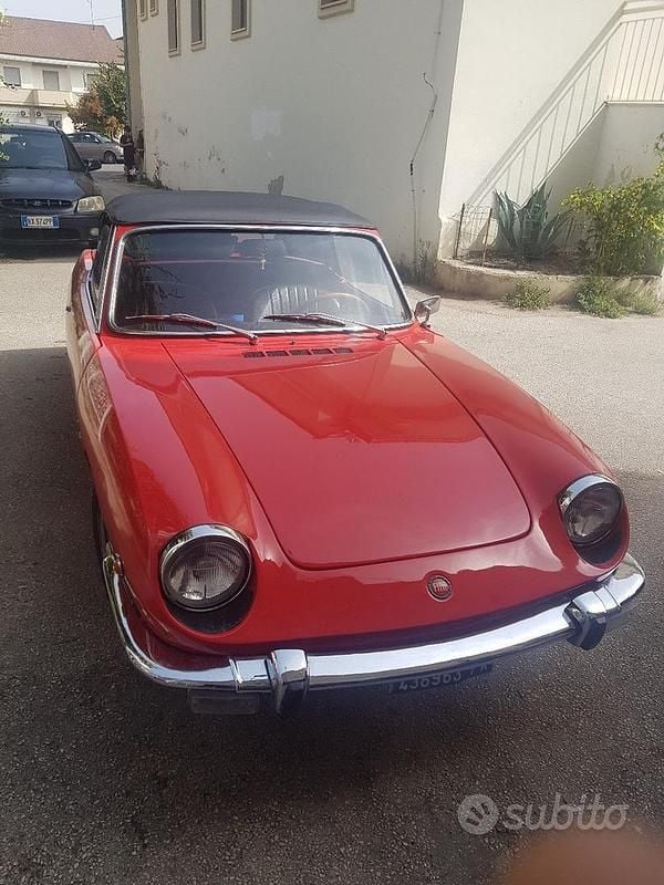 Usata Fiat 850 1970 Rosso Cabrio