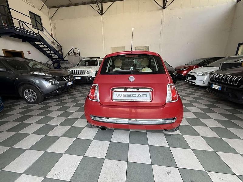Usata Fiat 500 Lounge 69 CV (50 kW) 2008 Rosso Utilitaria