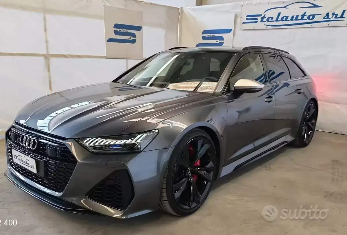 Usata Audi RS6 Performance 605 CV (444 kW) 2024 Grigio Station wagon