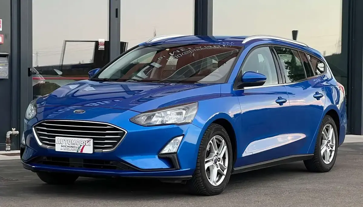 Usata Ford Focus 120 CV (88 kW) 2021 Blu/azzurro Station wagon