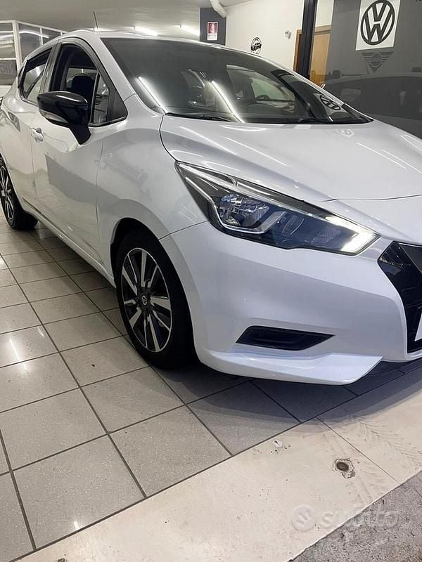 Usata Nissan Micra Visia+ 90 CV (66 kW) 2018 Bianco Utilitaria