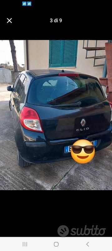 Usata Renault Clio II 75 CV (55 kW) 2011 Nero Berlina
