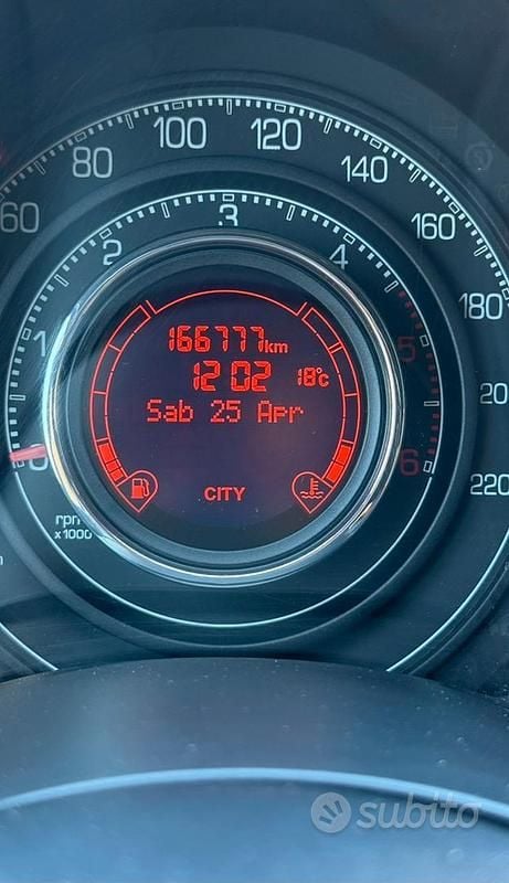 Usata Fiat 500 95 CV (69 kW) 2011 Nero Berlina