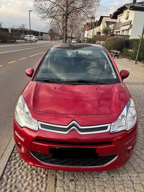 Usata Citroën C3 PureTech 82 CV (60 kW) 2015 Rosso Berlina